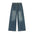 IEFB Summer Men's Denim Pants Old Blue Washed Male Jeans Straight Casual Menwear Loose Wide Leg Trousers New Fashion 9C354